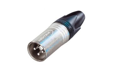 Connettore XLR 3 poli maschio con contatti argentati