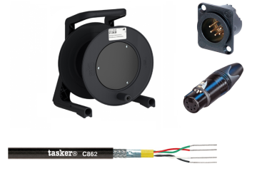 Cable Drums cablata con cavo Tasker C862 PUR + NC5MD-LX-B + NC5FXX-B + GT310S0