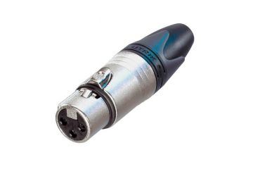 Connettore XLR 3 poli femmina con contatti argentati