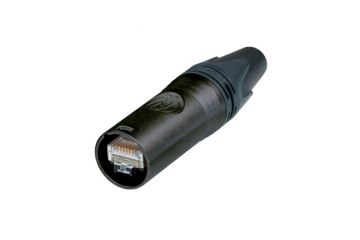 EtherCON cat.6A completo per anime <1,1 mm in metallo nero