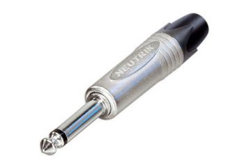 Jack mono maschio 6,3 con corpo e contatti in nickel